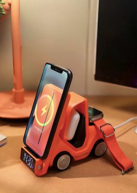 Iphone 3d Printed Wireless Charger In Forklift Fast Wireless
