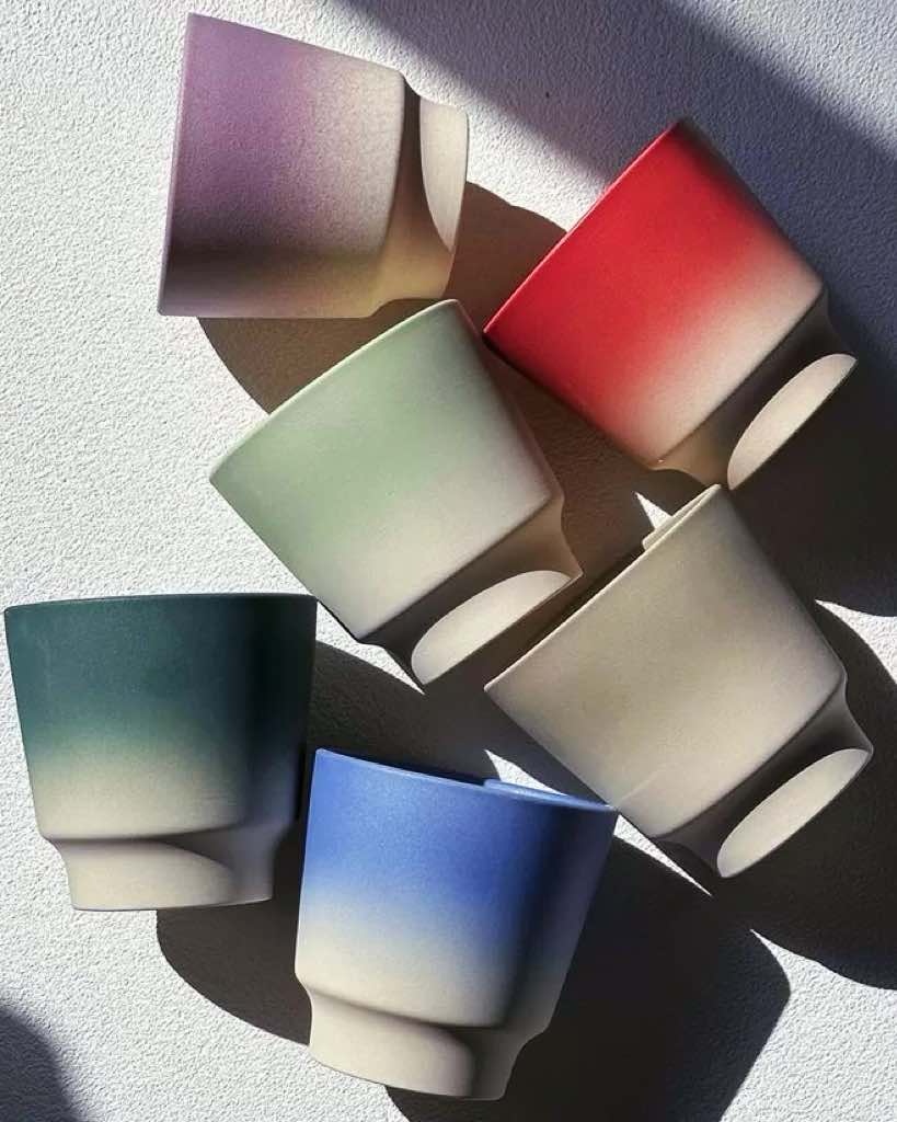 multi color plant pots Handmade Contemporary Artisan Pottery Planters Flower Pot – INSPECIAL HOME