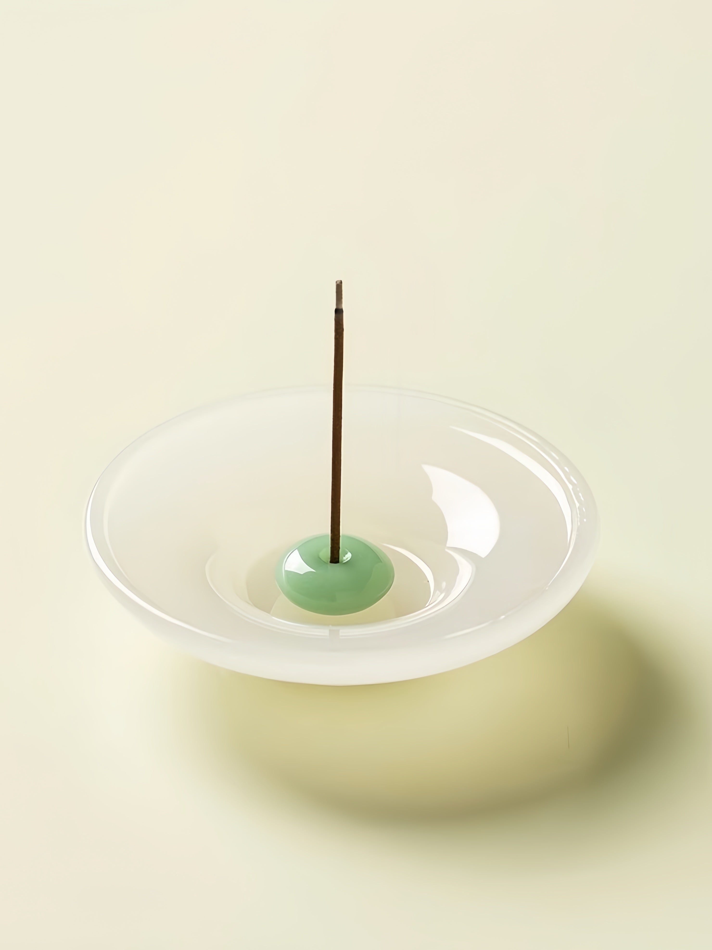 Still Pond Incense Stick Holder Burner with Ash Catcher, Zen Accent Decor for Hygge Living