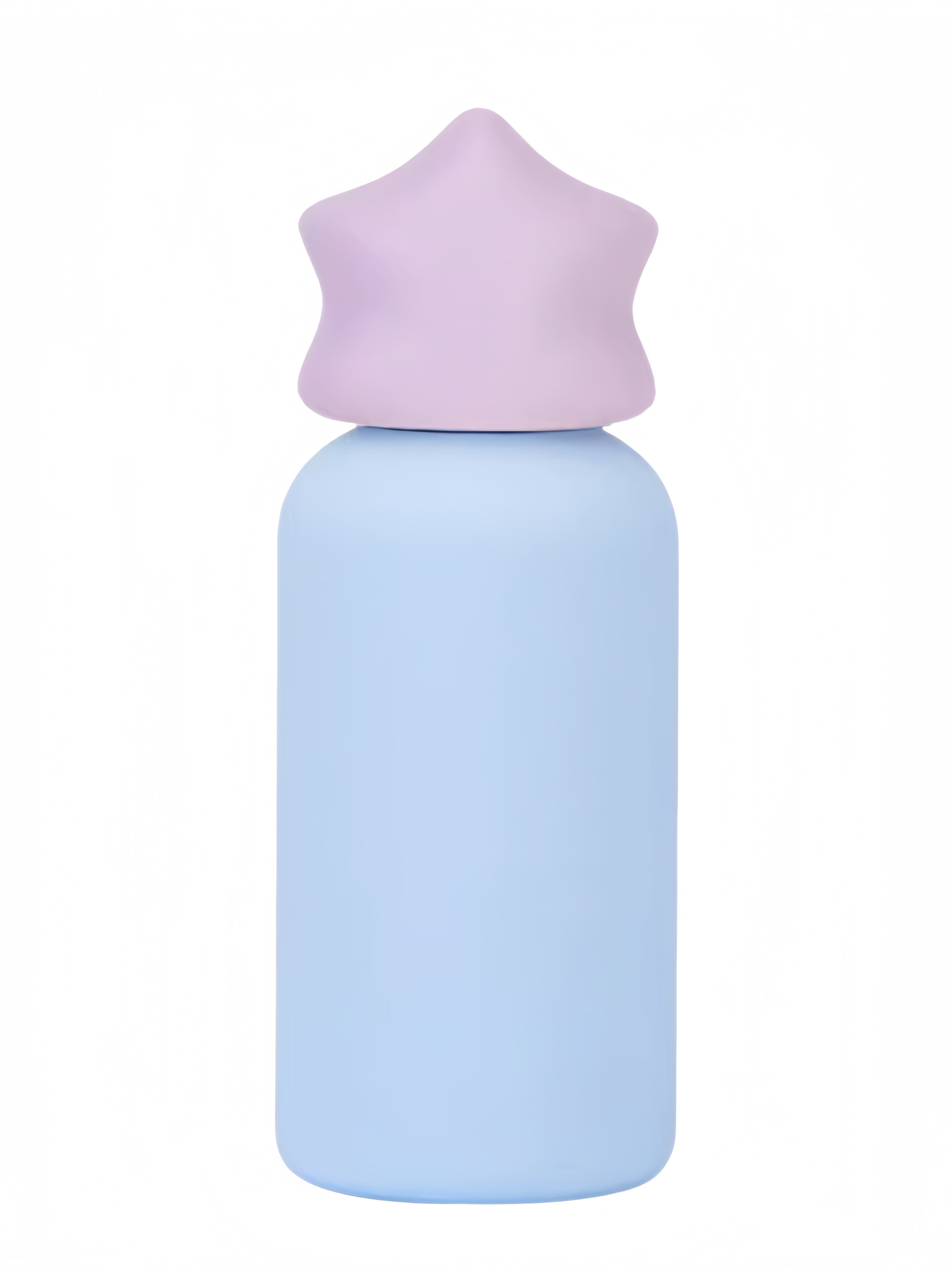 Dopamine Pastel Star Stainless Steel Thermos, Cute Compact Lightweight Vacuum Insulated Water Bottle