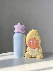 Dopamine Pastel Star Stainless Steel Thermos, Cute Compact Lightweight Vacuum Insulated Water Bottle