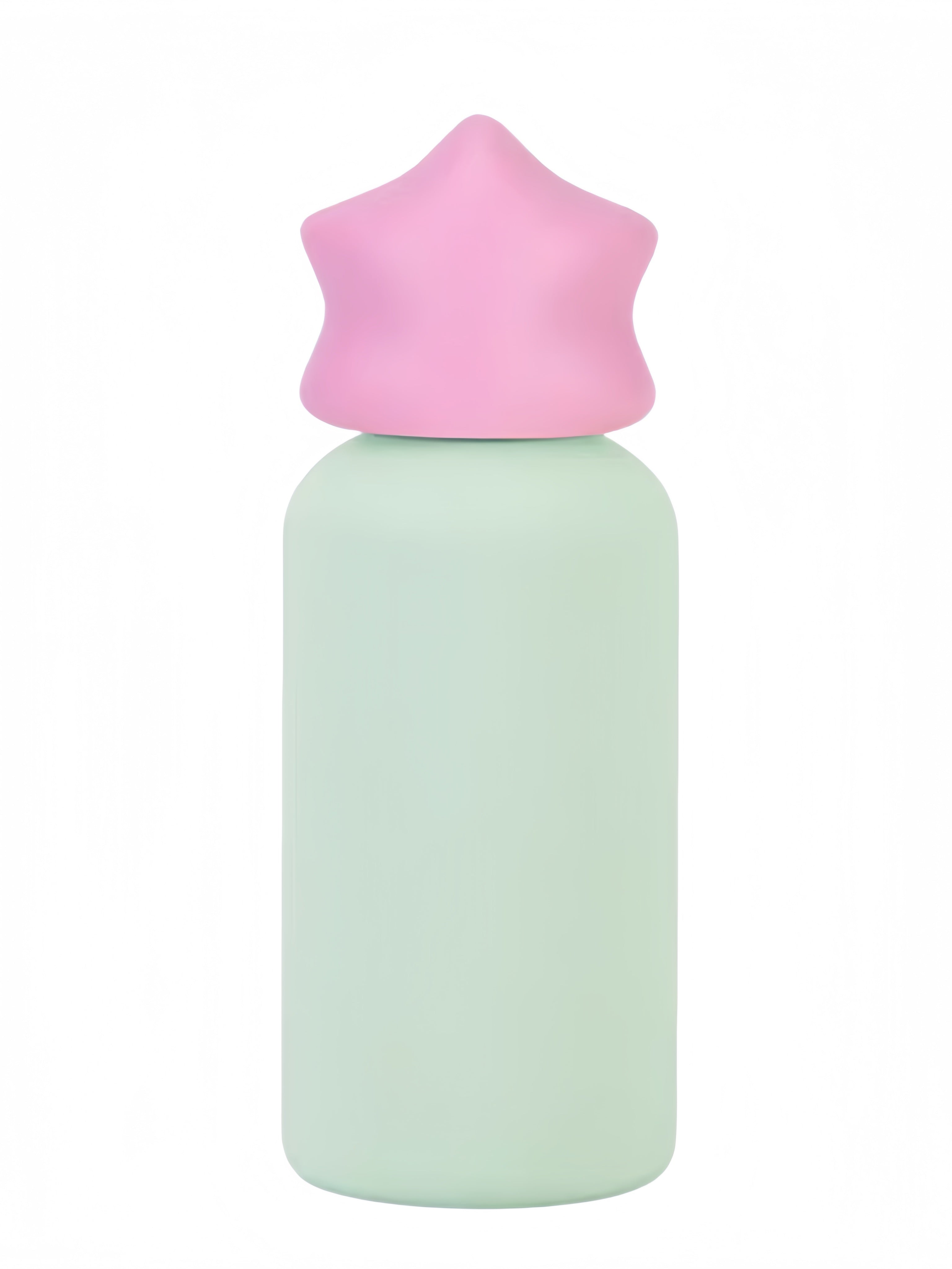 Dopamine Pastel Star Stainless Steel Thermos, Cute Compact Lightweight Vacuum Insulated Water Bottle