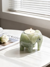 Gentle Giant 2-in-1 Incense Burner & Tealight Candle Holder – Cute Modern Stoneware Decor for Nordic & Hygge Homes