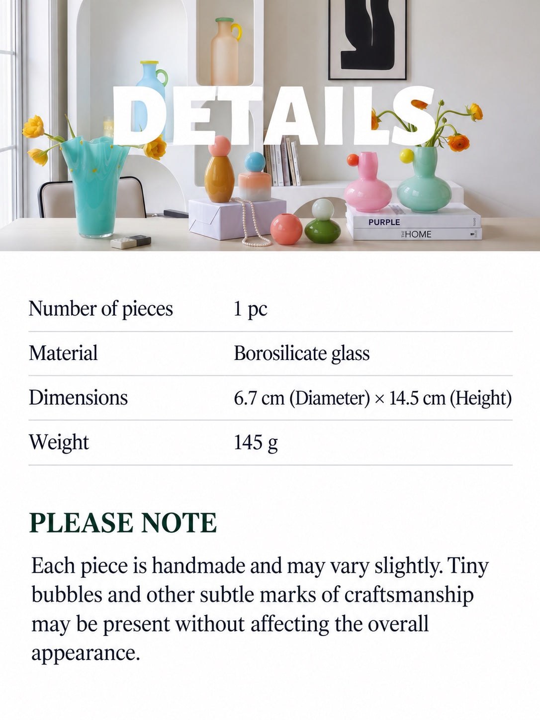 Golden Pear Glass Figurine, Whimsical Fruit Sculpture for Kitchen Shelf & Dining Table Decor