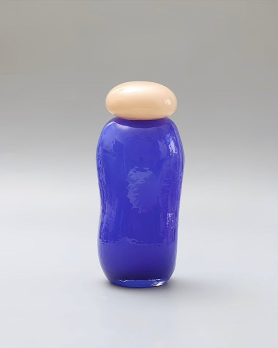 Bonbon Glass Jar Ornament, Whimsical Dopamine Decor Object, Bud Vase - Bonbon Glass Jar-Blueberry - INSPECIAL HOME