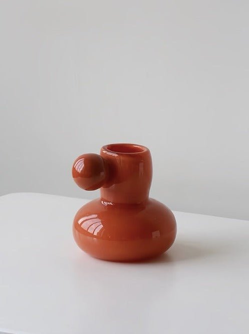 Bonbon Mini Decorative Jar, Whimsical Dopamine Decor Object - Bonbon Mini Decorative Jar-Tomato - INSPECIAL HOME