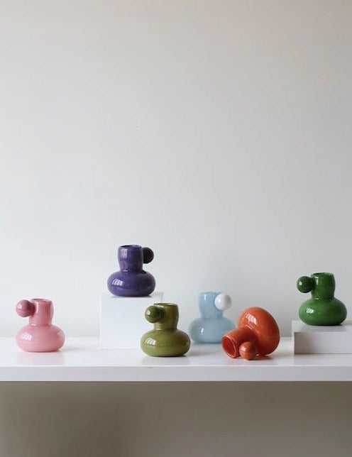 Bonbon Mini Decorative Jar, Whimsical Dopamine Decor Object - Bonbon Mini Decorative Jar-Mint - INSPECIAL HOME