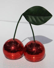 Cherry Disco Ball, Whimsical Dopamine Decor, Quirky Decorative Object - Cherry Disco Ball - INSPECIAL HOME