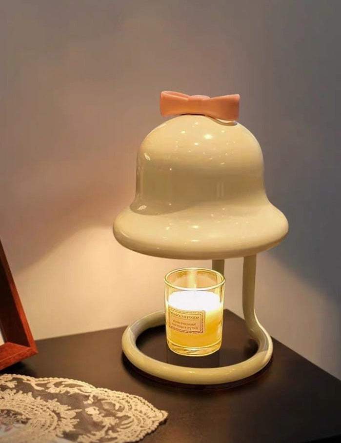 Cute Creamy Bell Candle Warmer Lamp For Large Candles - Bell Candle Warmer Lamp-Pinky Bubble - INSPECIAL HOME