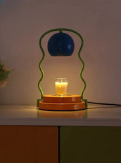 Cute Retro Memphis Candle Warmer Lamp For Large Candles - Memphis Candle Warmer Lamp - INSPECIAL HOME