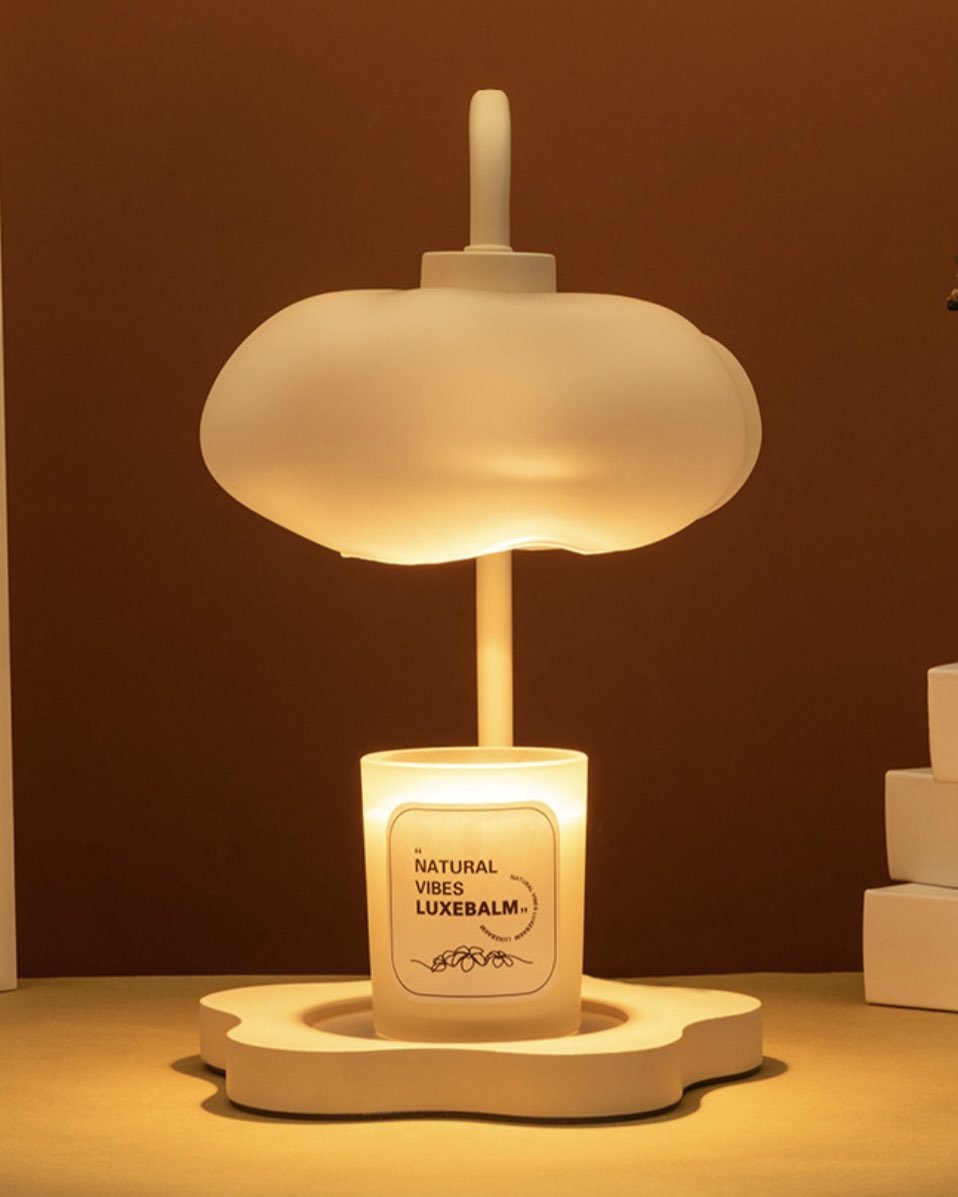 Cute Unique Cloud Candle Warmer Lamp With Timer For Large Candles - Cloud Candle Warmer - INSPECIAL HOME