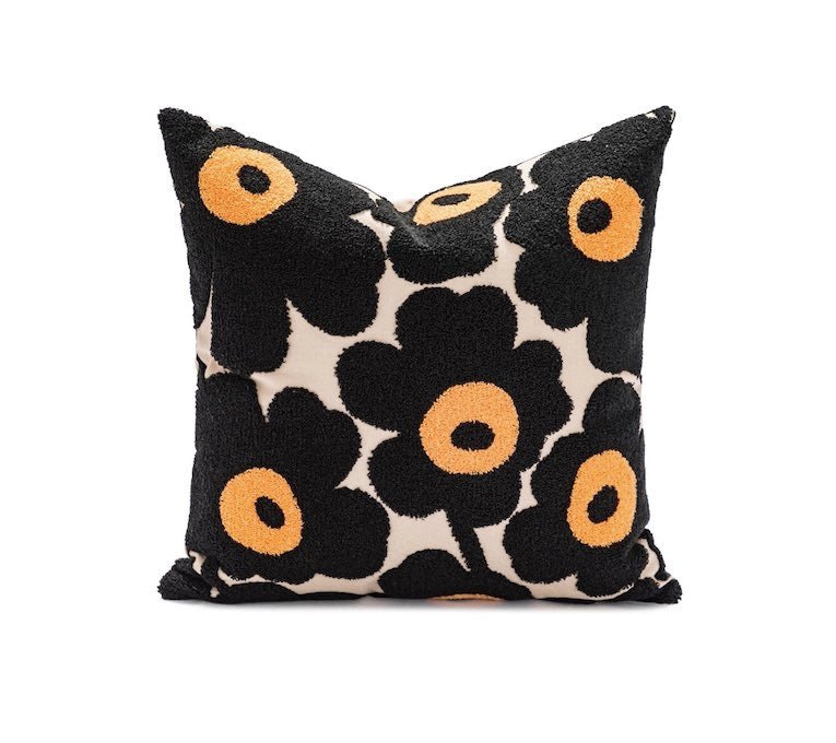 Cute Whimsical Sunflower Decorative Throw Pillow Pillowcase - Sunflower Pillowcase - E - INSPECIAL HOME