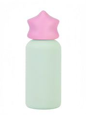 Dopamine Pastel Star Stainless Steel Thermos, Cute Compact Lightweight Vacuum Insulated Water Bottle -Thermoses- Pastel Star Thermos-Pink/Green - Inspecial Home