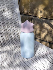 Dopamine Pastel Star Stainless Steel Thermos, Cute Compact Lightweight Vacuum Insulated Water Bottle -Thermoses- Pastel Star Thermos-Purple/Yellow - Inspecial Home