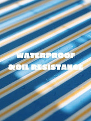 Dopamine Stripe Placemat Set Of 4 Pcs For Table Setting, Easy Cleaning - Dopamine Stripe Placemat Set - Green - Set Of 4 Pcs - INSPECIAL HOME