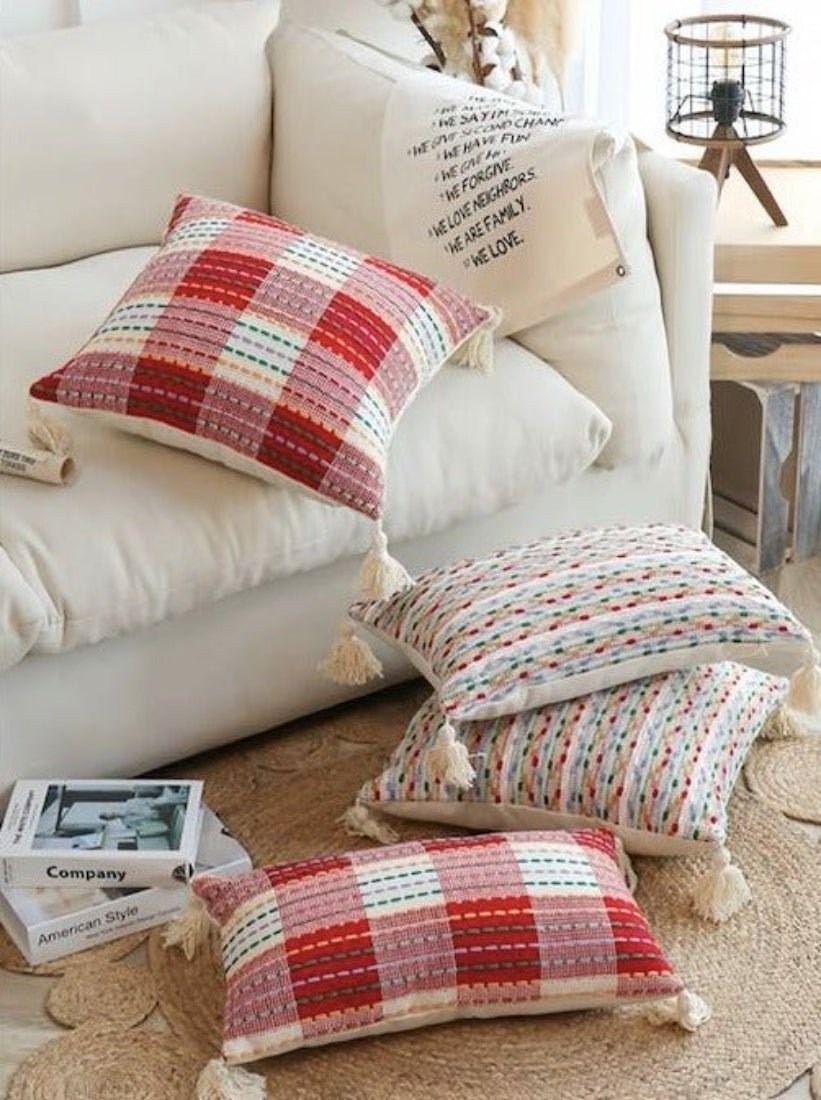 French Style Decorative Throw Pillow Pillowcase - French Style Decorative Throw Pillow Pillowcase-Dopamine: 45 * 45cm - INSPECIAL HOME