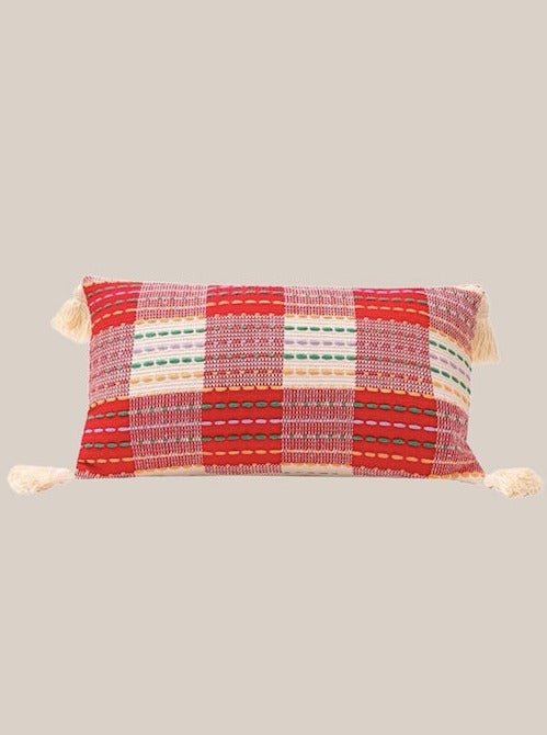 French Style Decorative Throw Pillow Pillowcase - French Style Decorative Throw Pillow Pillowcase - Checker: 30 * 50cm - INSPECIAL HOME