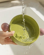 Gelato Pasta Bowl - Cute Dopamine Whimsical Ceramic Dinnerware - Gelato Pasta Bowl-Lime & Peach - INSPECIAL HOME