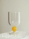 Gumballs Wine Glass - Eclectic Whimsical Coloured Cocktail Glasses - Gumballs Wine Glass-Mango - INSPECIAL HOME
