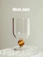 Gumballs Wine Glass - Eclectic Whimsical Coloured Cocktail Glasses - Gumballs Wine Glass - Mixed Juice - INSPECIAL HOME