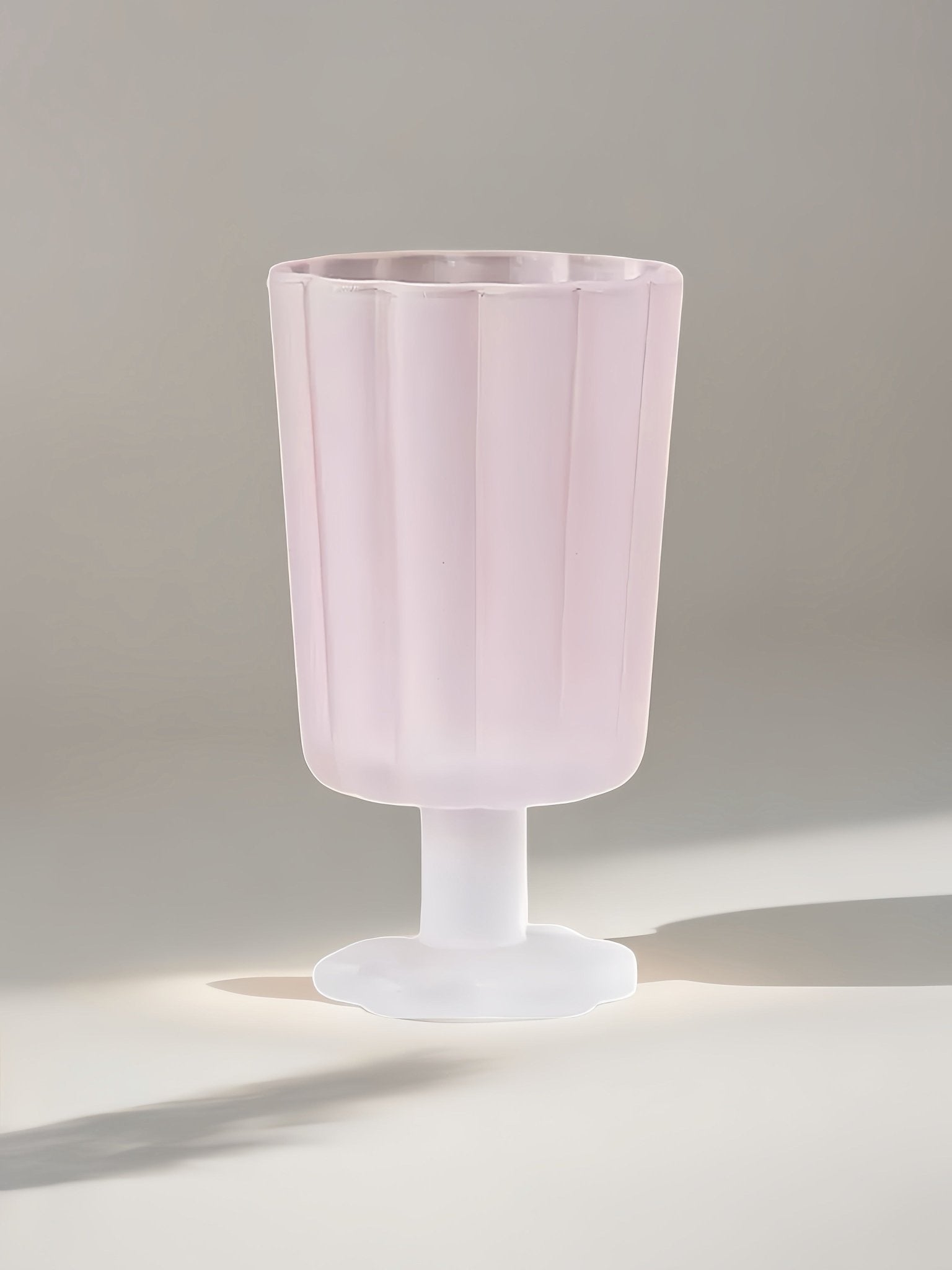 Hand Blown Petal Goblets - Cute Whimsical Colored Wine Glasses - Stemware - Petal Goblets-Pink Gin Spritz - INSPECIAL HOME