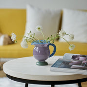 Handblown Bonbon Jug, Whimsical Pitcher, Dopamine Carafe, Glass Pourer - Handblown Bonbon Jug - Blueberry - INSPECIAL HOME