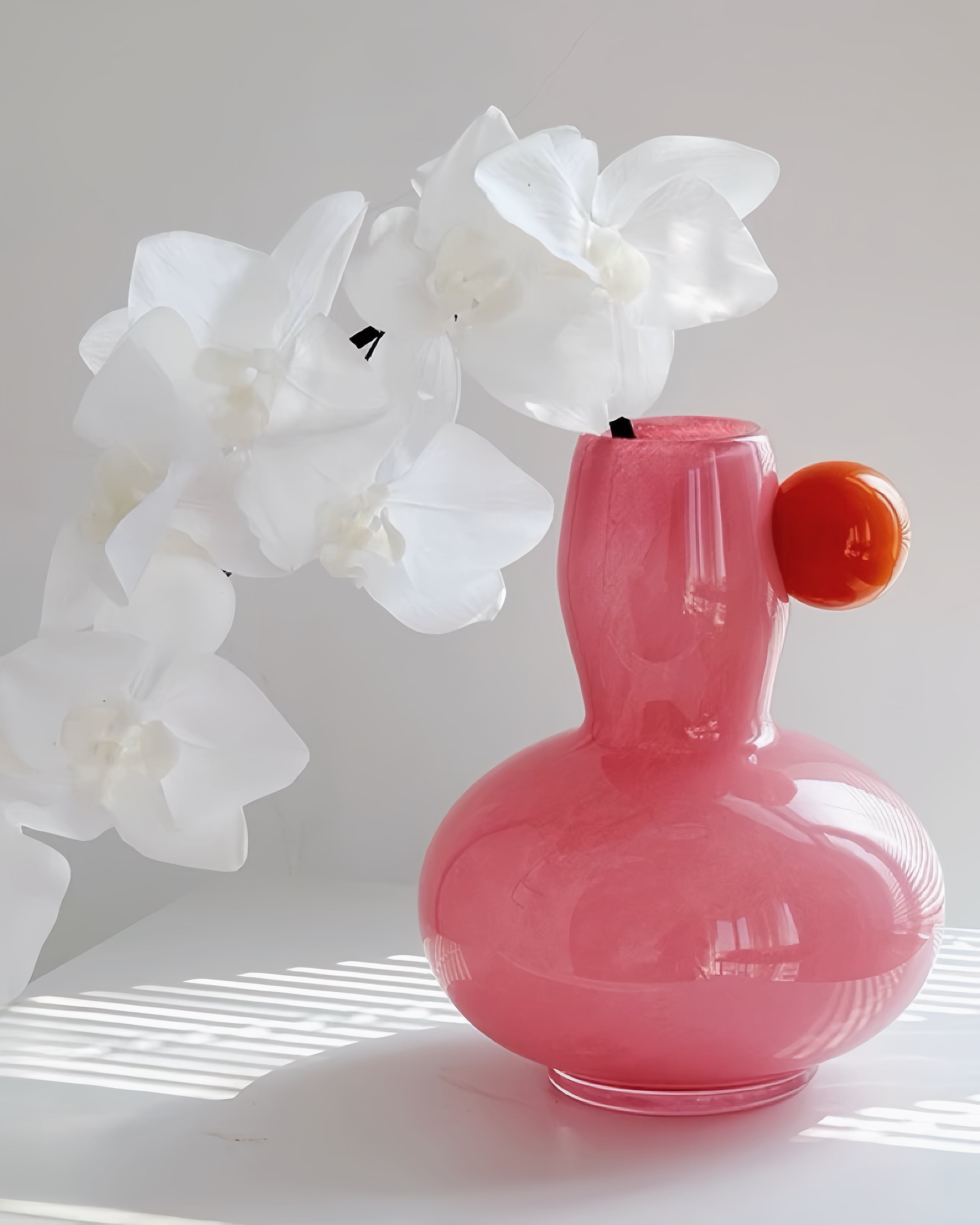 Jelly Bean Bud Vase - Whimsical Dopamine Centerpiece Vase for