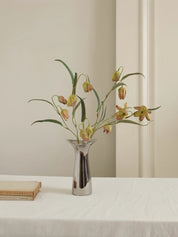 Handmade Modern Silver Bloom Vase, Ceramic Botanica Centrepiece Vase -Vases- Bloom Vase-Small - INSPECIAL HOME