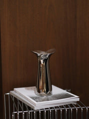 Handmade Modern Silver Bloom Vase, Ceramic Botanica Centrepiece Vase -Vases- Bloom Vase-Small - INSPECIAL HOME