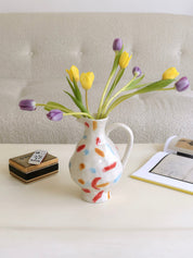 Handmade Nordic Style Pottery Jug Vase - Handmade Nordic Style Pottery Jug Vase - INSPECIAL HOME