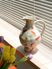 Handmade Nordic Style Pottery Jug Vase - Handmade Nordic Style Pottery Jug Vase - INSPECIAL HOME