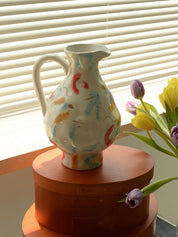 Handmade Nordic Style Pottery Jug Vase - Handmade Nordic Style Pottery Jug Vase - INSPECIAL HOME
