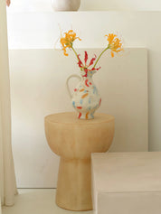 Handmade Nordic Style Pottery Jug Vase - Handmade Nordic Style Pottery Jug Vase - INSPECIAL HOME