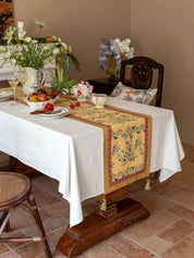 Italian Floral Decorative Table Runner for Elegant Table Setting - Italian Floral Decorative Table Runner - INSPECIAL HOME