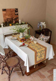 Italian Floral Decorative Table Runner for Elegant Table Setting - Italian Floral Decorative Table Runner - INSPECIAL HOME