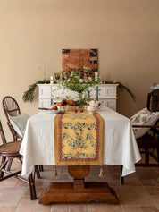 Italian Floral Decorative Table Runner for Elegant Table Setting - Italian Floral Decorative Table Runner - INSPECIAL HOME