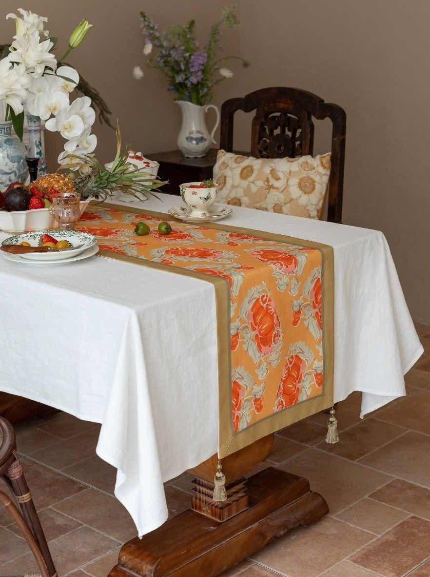 Italian Style Decorative Table Runner for Elegant Fall Table Setting - Italian Style Decorative Table Runner - INSPECIAL HOME