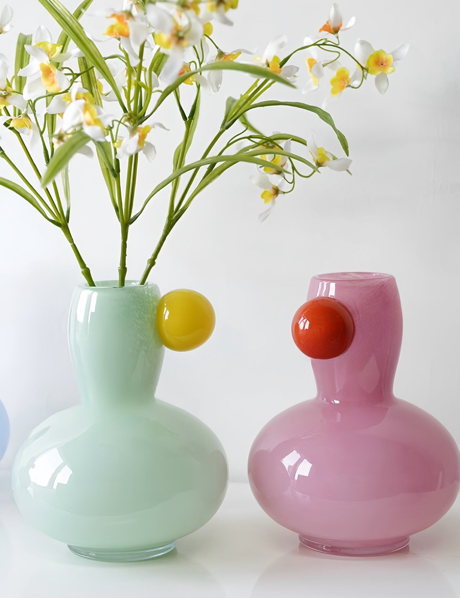 Jelly Bean Bud Vase - Whimsical Dopamine Centerpiece Vase for Gorgeous Tablescape - Vases - Jelly Bean Bud Vase-Pink - INSPECIAL HOME