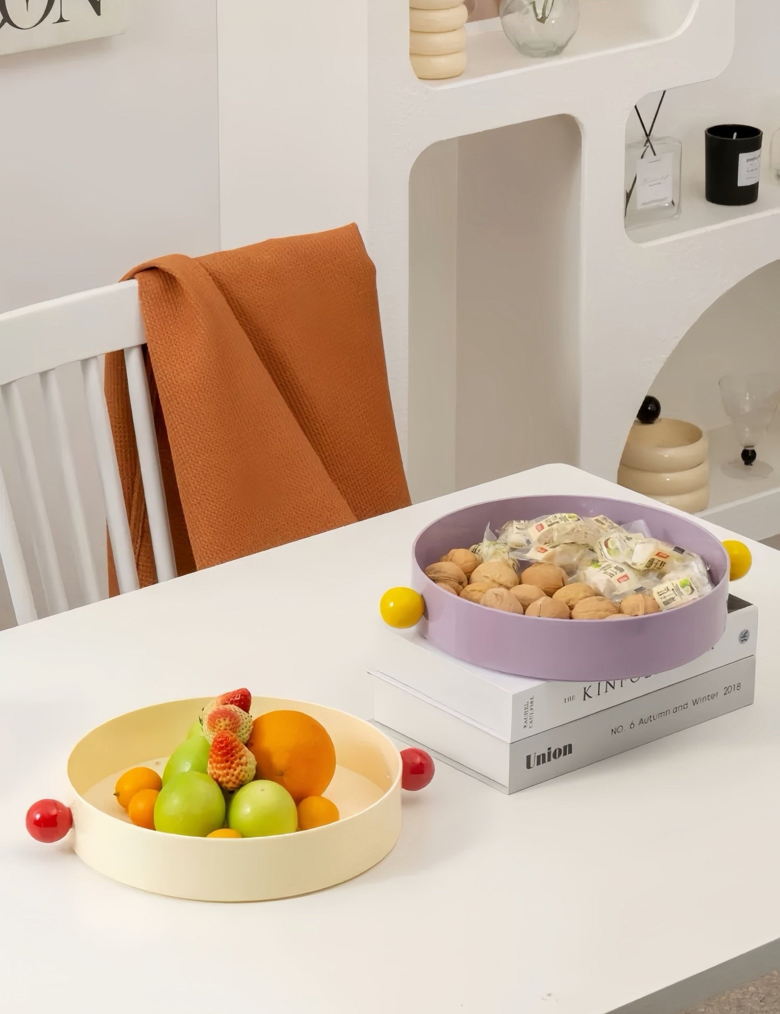 Jelly Bean Fruit Tray, Whimsical Dopamine Decorative Tray - Jelly Bean Tray-Avocado - INSPECIAL HOME
