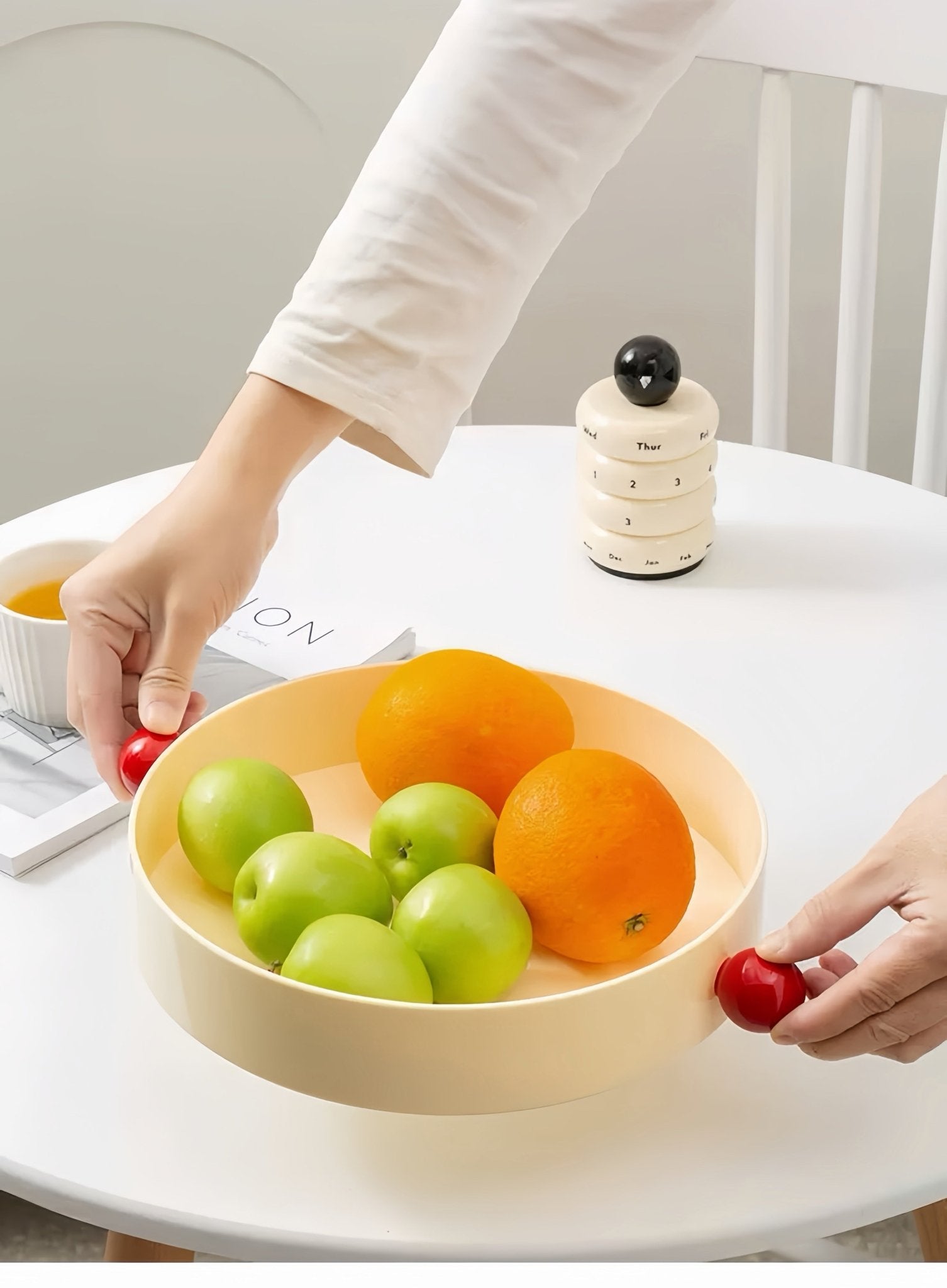 Jelly Bean Fruit Tray, Whimsical Dopamine Decorative Tray - Jelly Bean Tray-Avocado - INSPECIAL HOME
