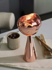 Melt Portable Dimmable Led Table Lamp - Modern Nordic Bedside Lamp - Night Lights & Ambient Lighting - Melt Table Lamp-Copper - Tom Dixon