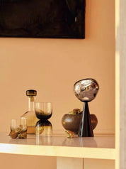 Melt Portable Dimmable Led Table Lamp - Modern Nordic Bedside Lamp - Night Lights & Ambient Lighting - Melt Table Lamp-Black - Tom Dixon