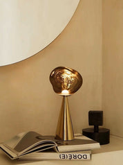 Melt Portable Dimmable Led Table Lamp - Modern Nordic Bedside Lamp - Night Lights & Ambient Lighting - Melt Table Lamp-Black - Tom Dixon