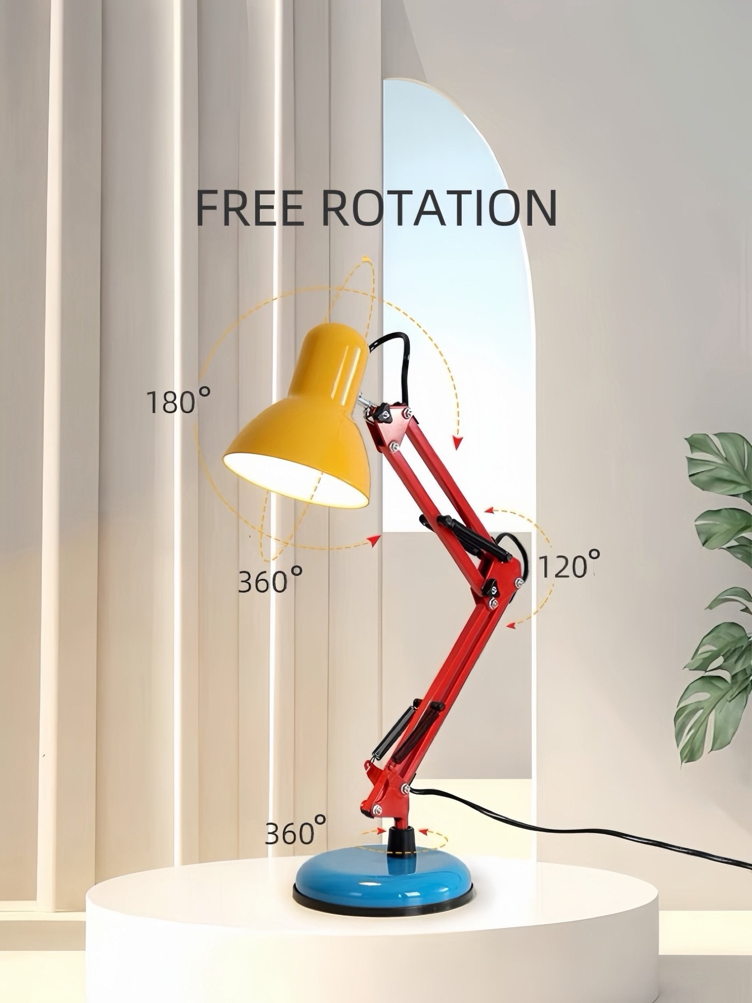 Memphis Retro Table Lamp for Study - Full Spectrum Eye Protection Desk Lamp -Night Lights & Ambient Lighting- Memphis Retro Table Lamp - Inspecial Home
