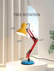 Memphis Retro Table Lamp for Study - Full Spectrum Eye Protection Desk Lamp -Night Lights & Ambient Lighting- Memphis Retro Table Lamp - Inspecial Home
