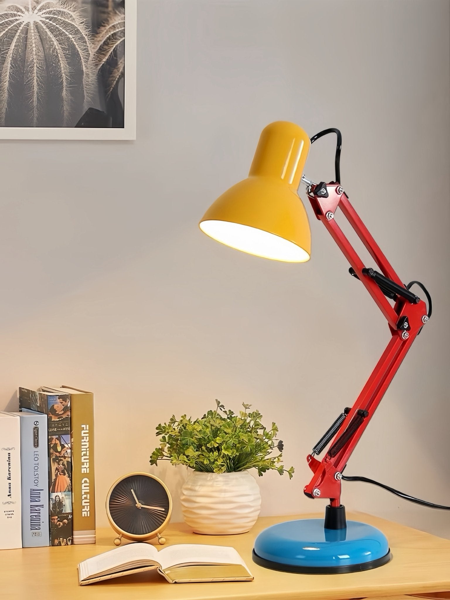 Memphis Retro Table Lamp for Study - Full Spectrum Eye Protection Desk Lamp - Night Lights & Ambient Lighting - Memphis Retro Table Lamp - Inspecial Home