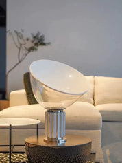 Modern Designer Radar Table Lamp - Taccia Small - Taccia Small Table Lamp - Silver - INSPECIAL HOME