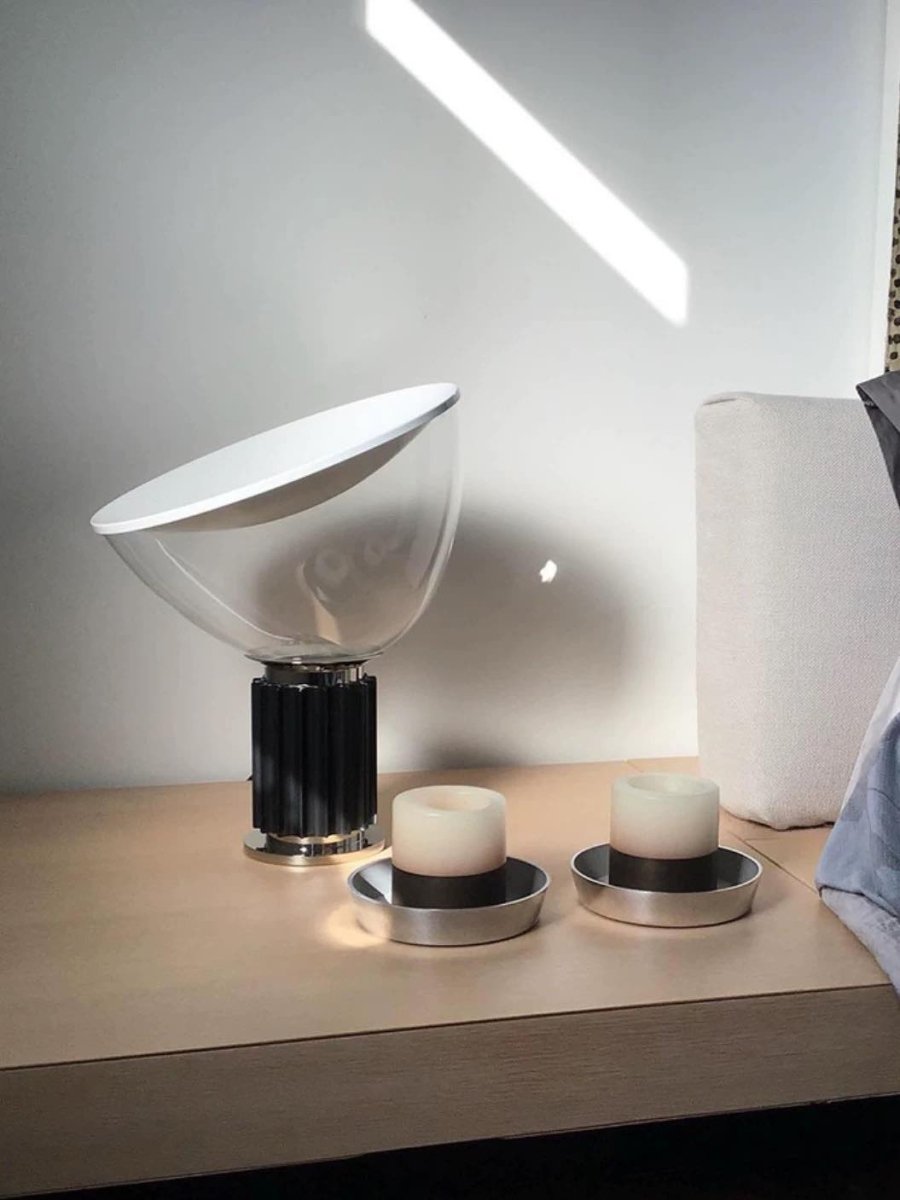 Modern Designer Radar Table Lamp - Taccia Small - Taccia Small Table Lamp - Black - INSPECIAL HOME