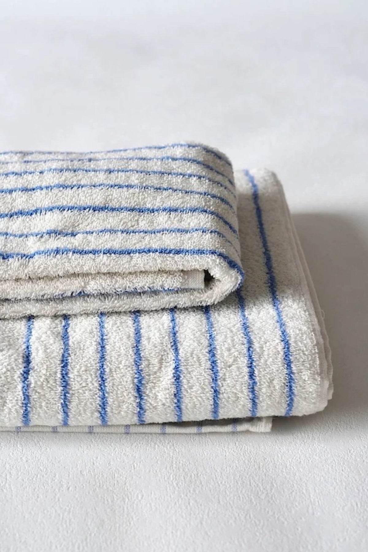 Retro Soft 100% Long - stapled Cotton Striped Bath Towel - Retro Striped Bath Towel-Green - INSPECIAL HOME