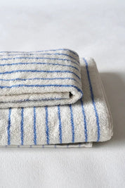 Retro Soft 100% Long - stapled Cotton Striped Bath Towel - Retro Striped Bath Towel-Green - INSPECIAL HOME